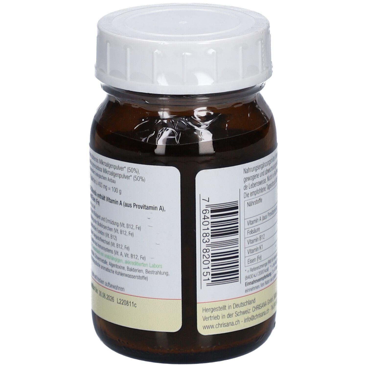 Chrisana Bio Spirulina & Chlorella Tabletten
