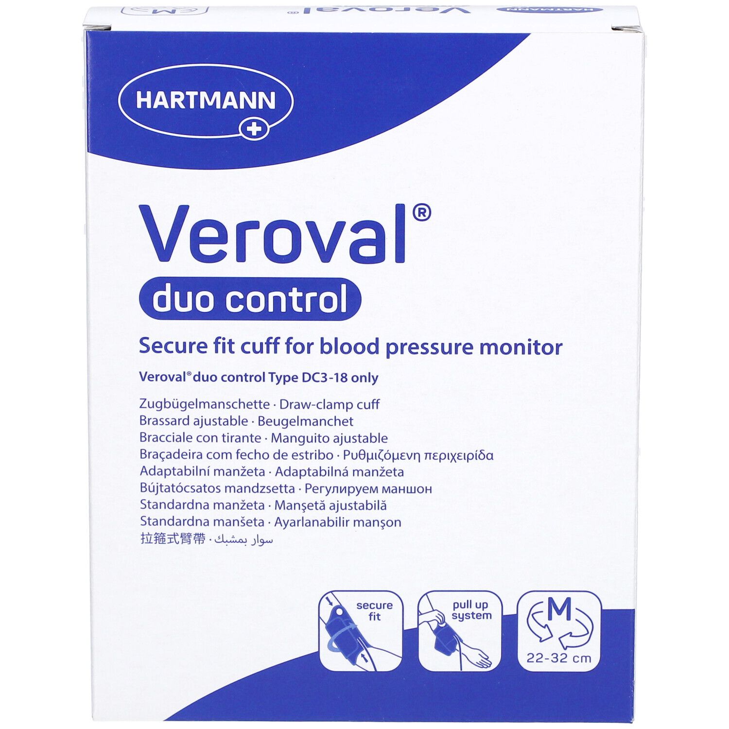 VEROVAL® Duo Control Brassard ajustable M
