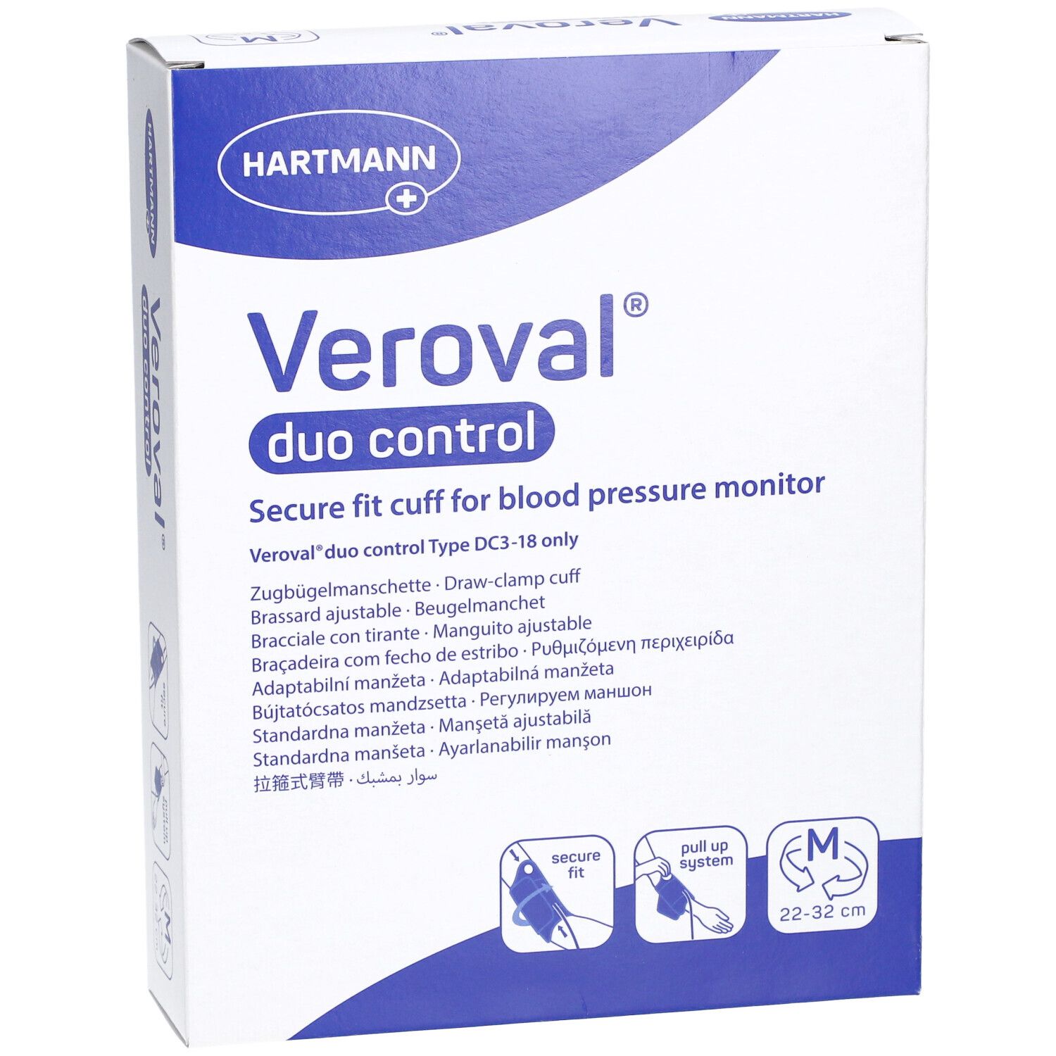 VEROVAL® Duo Control Brassard ajustable M