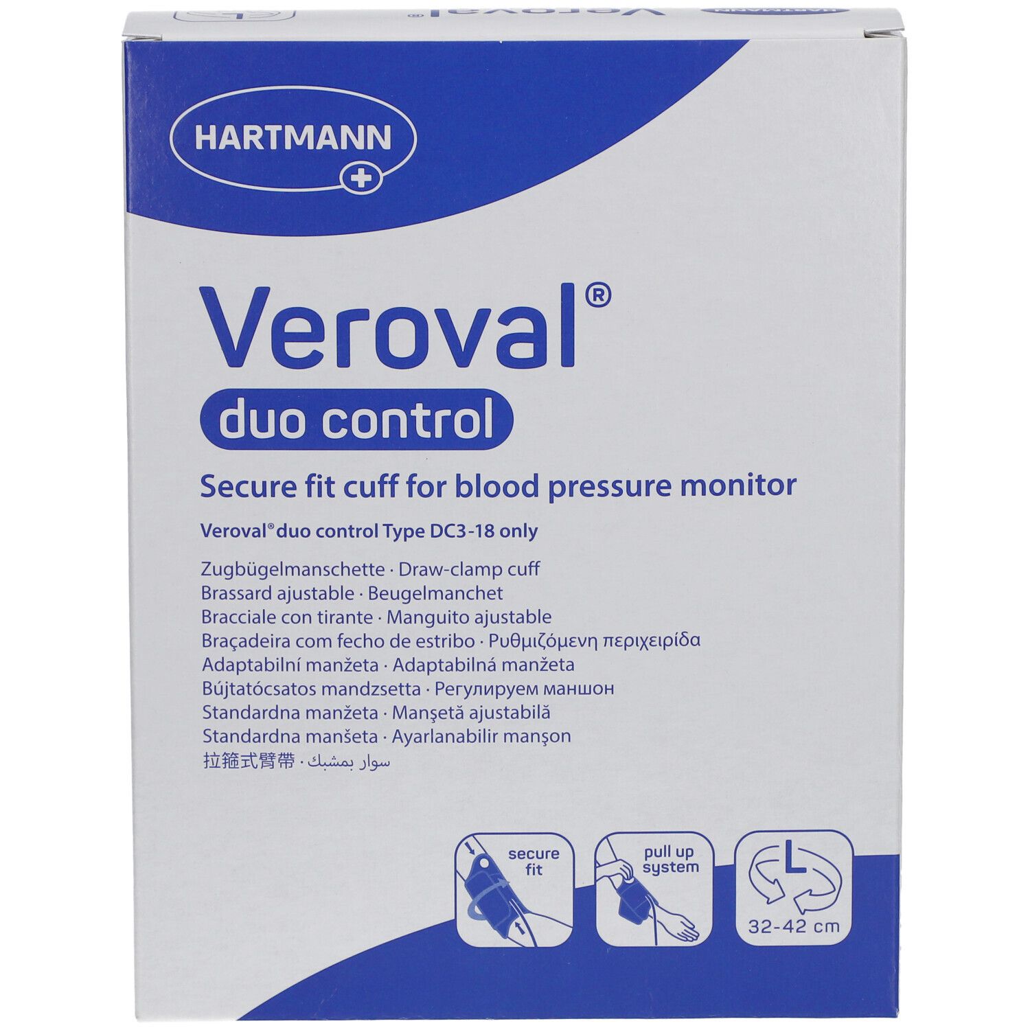 VEROVAL® Duo Control Brassard ajustable M