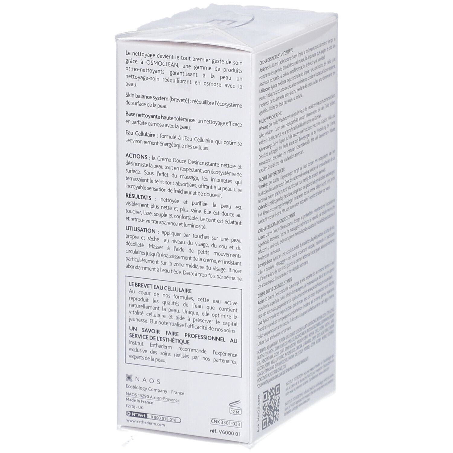 INSTITUT ESTHEDERM L'Osmoclean Crème douce désincrustante