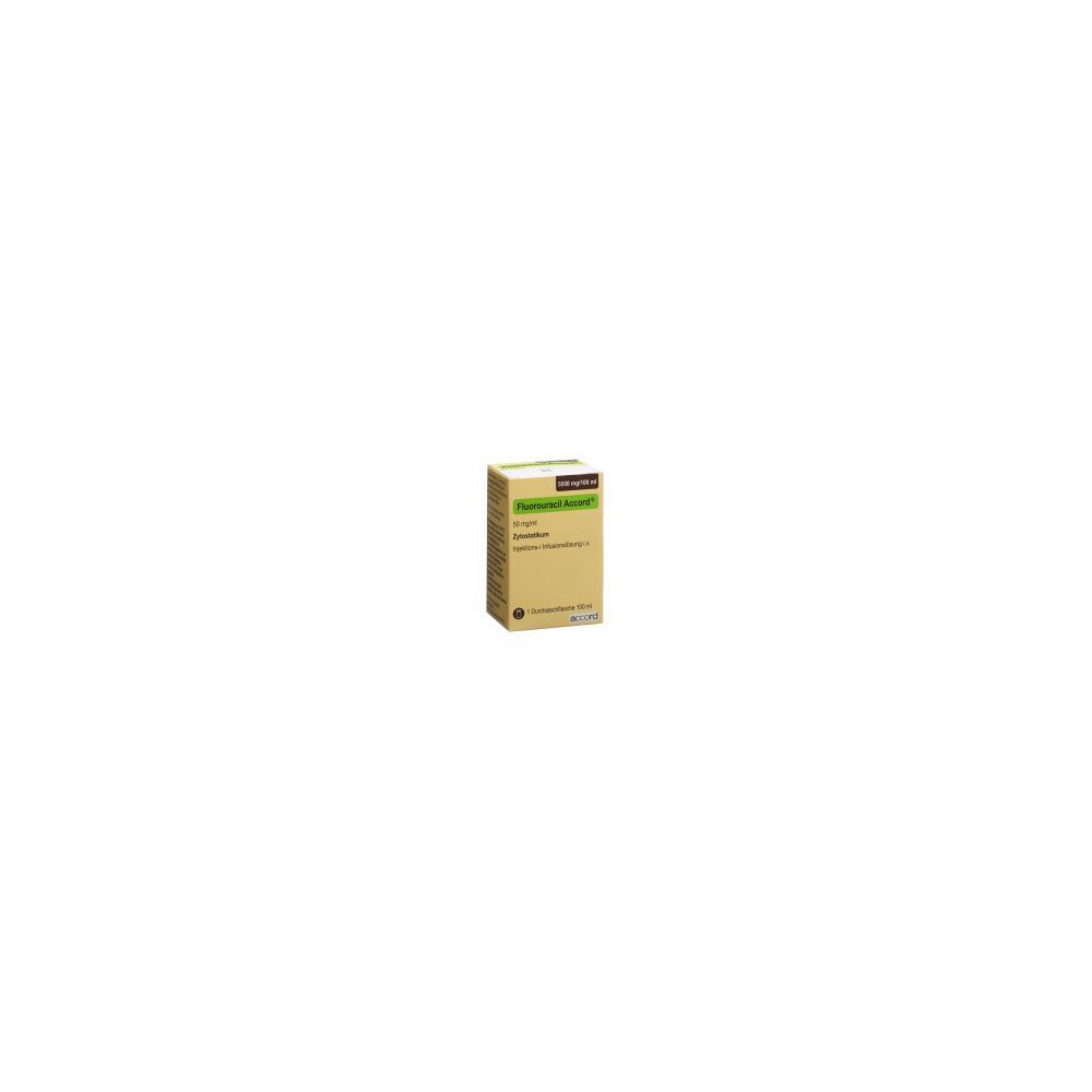 FLUOROURACIL Accord Inj Lös 5000 mg/100ml 100 ml