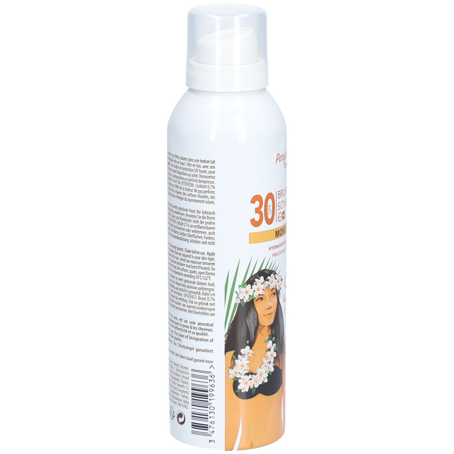 SOLEIL DES ÎLES Brume de lait hydratation SPF30 parfum coco