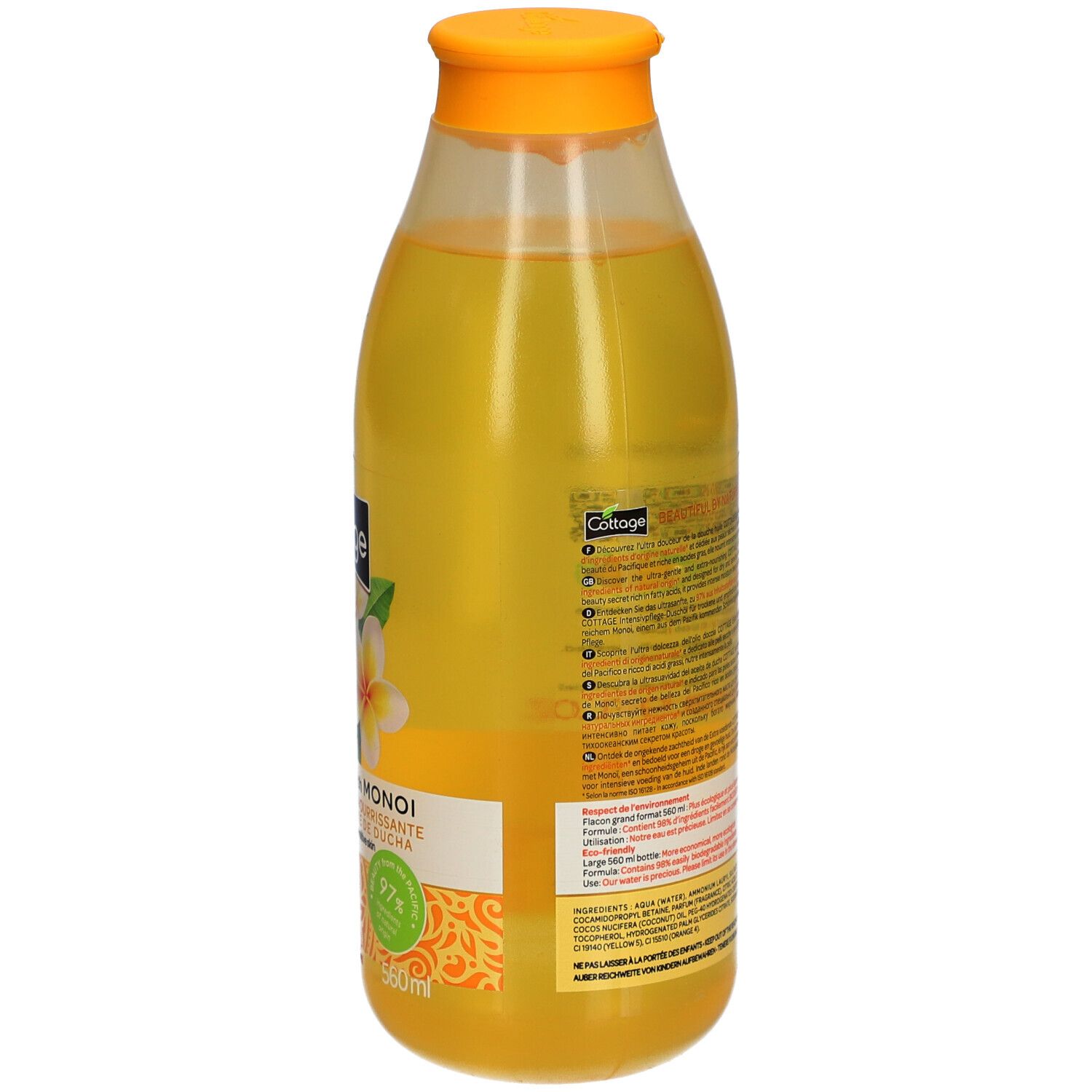 COTTAGE Douche Huile Extra Nourissante au Monoï