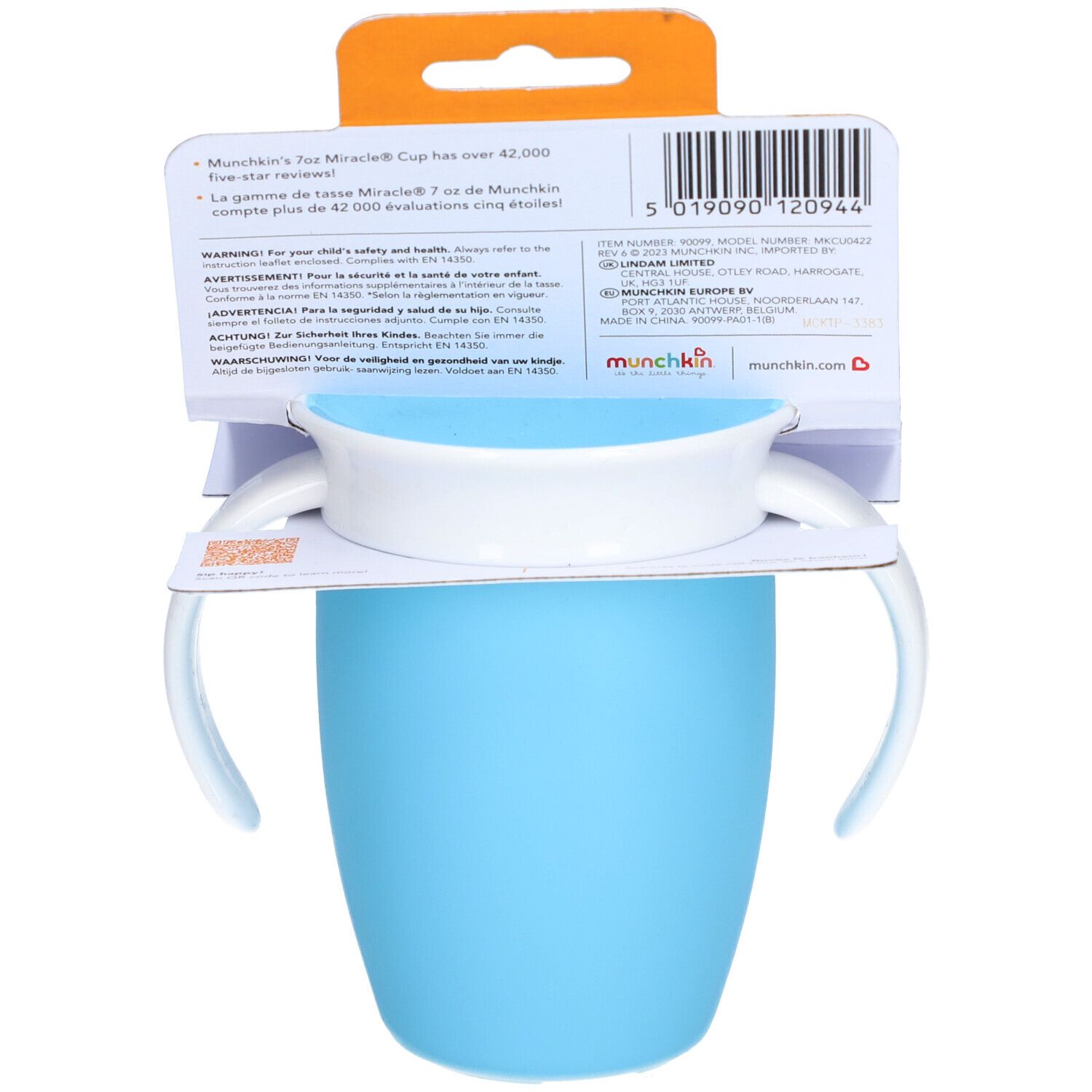 munchkin Miracle 360° Becher, blau