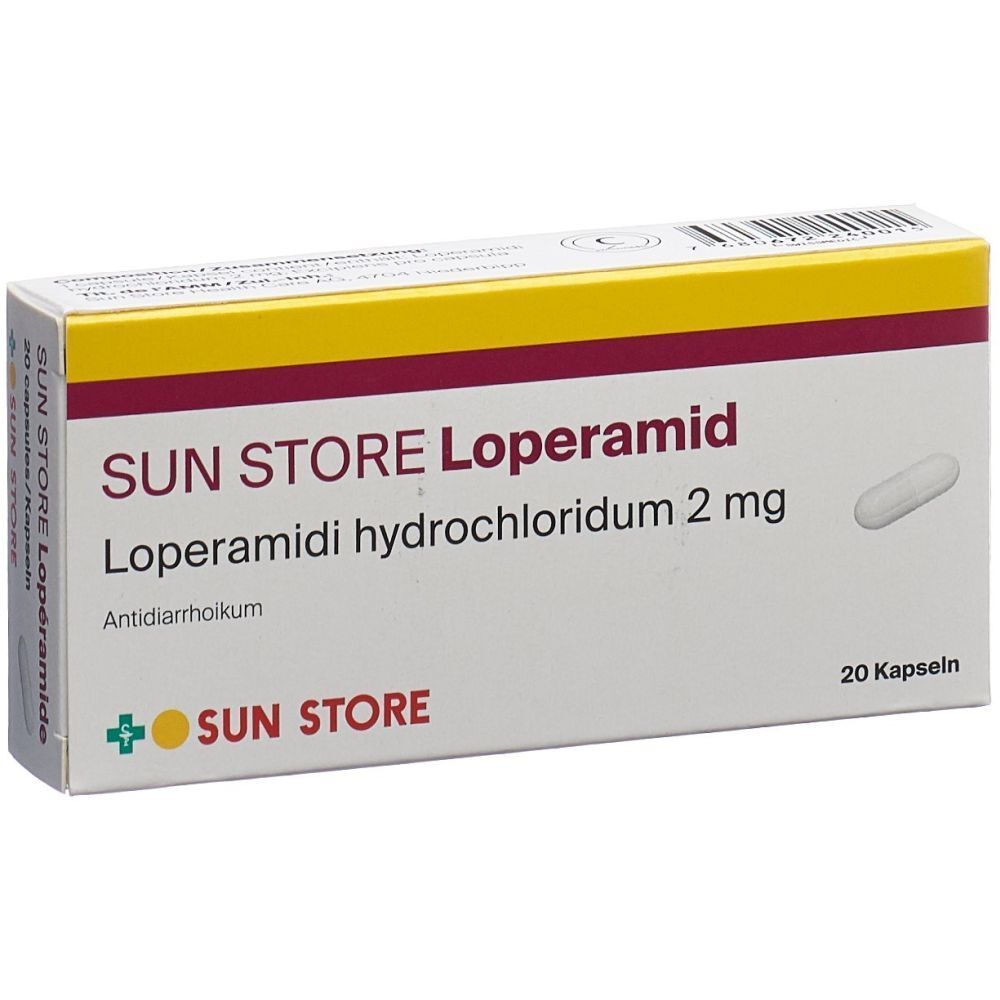 SUN STORE Loperamid Kaps 2 mg 20 Stk