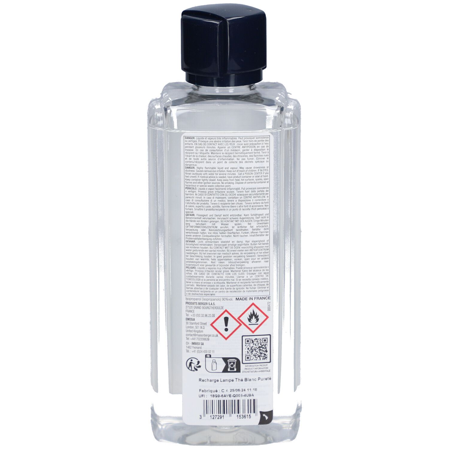 Maison Berger Paris Thé Blanc Pureté - Parfum pour Lampe Berger