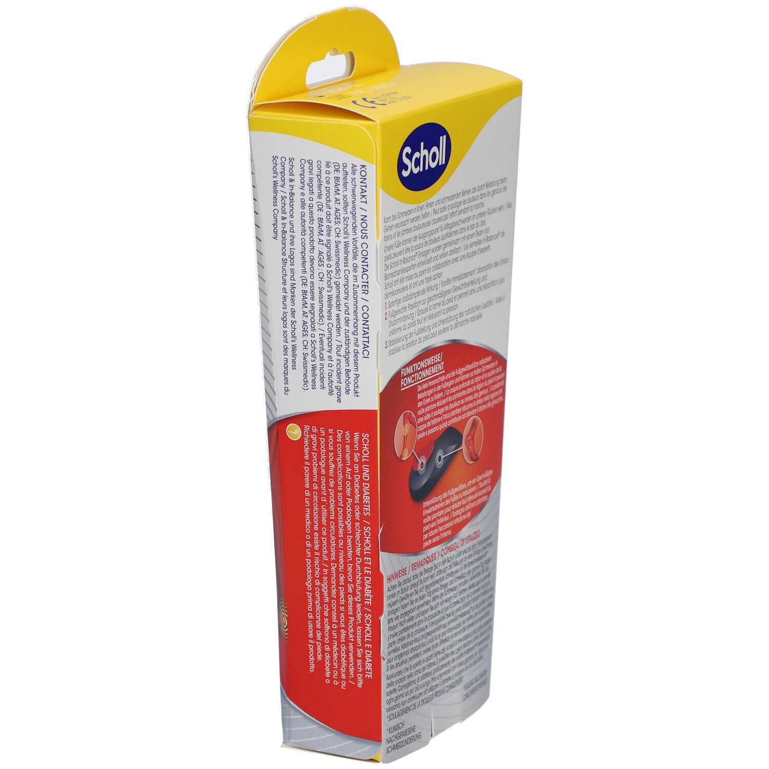 Scholl® In-Balance Einlegesohlen bei Schmerzen von Knie bis Ferse 37-39