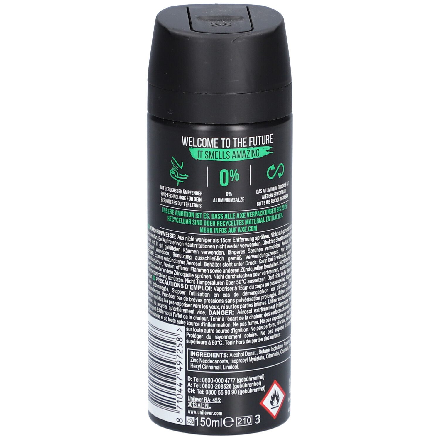 Axe Africa Déodorant Non Stop Fresh