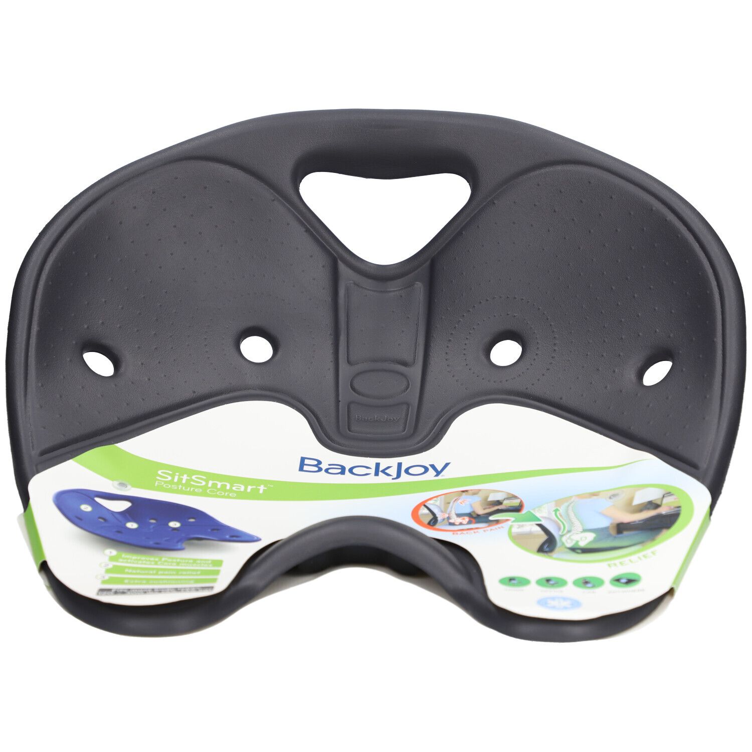 BACKJOY SitSmart Posture Care - Assise Érgonomique - Onyx