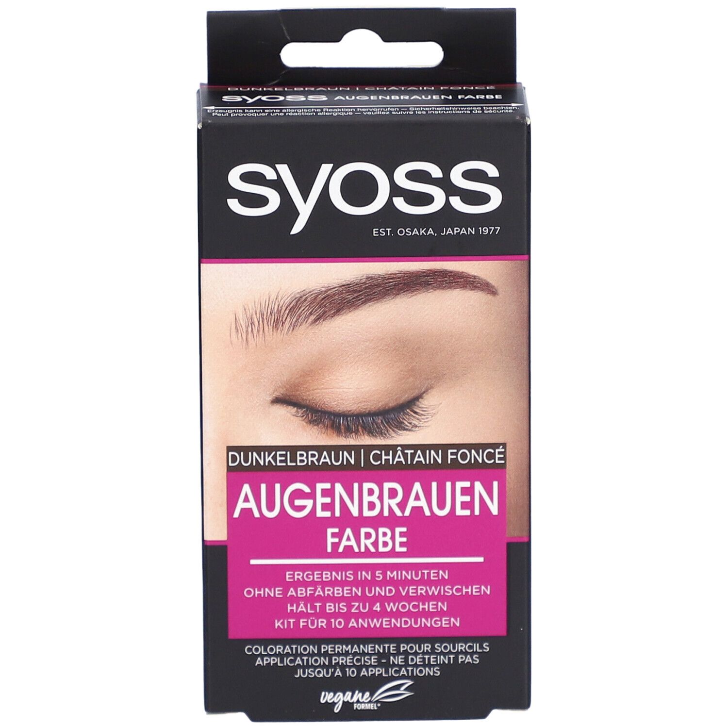 SYOSS Augenbrauen-Kit dunkelbraun 10 ml