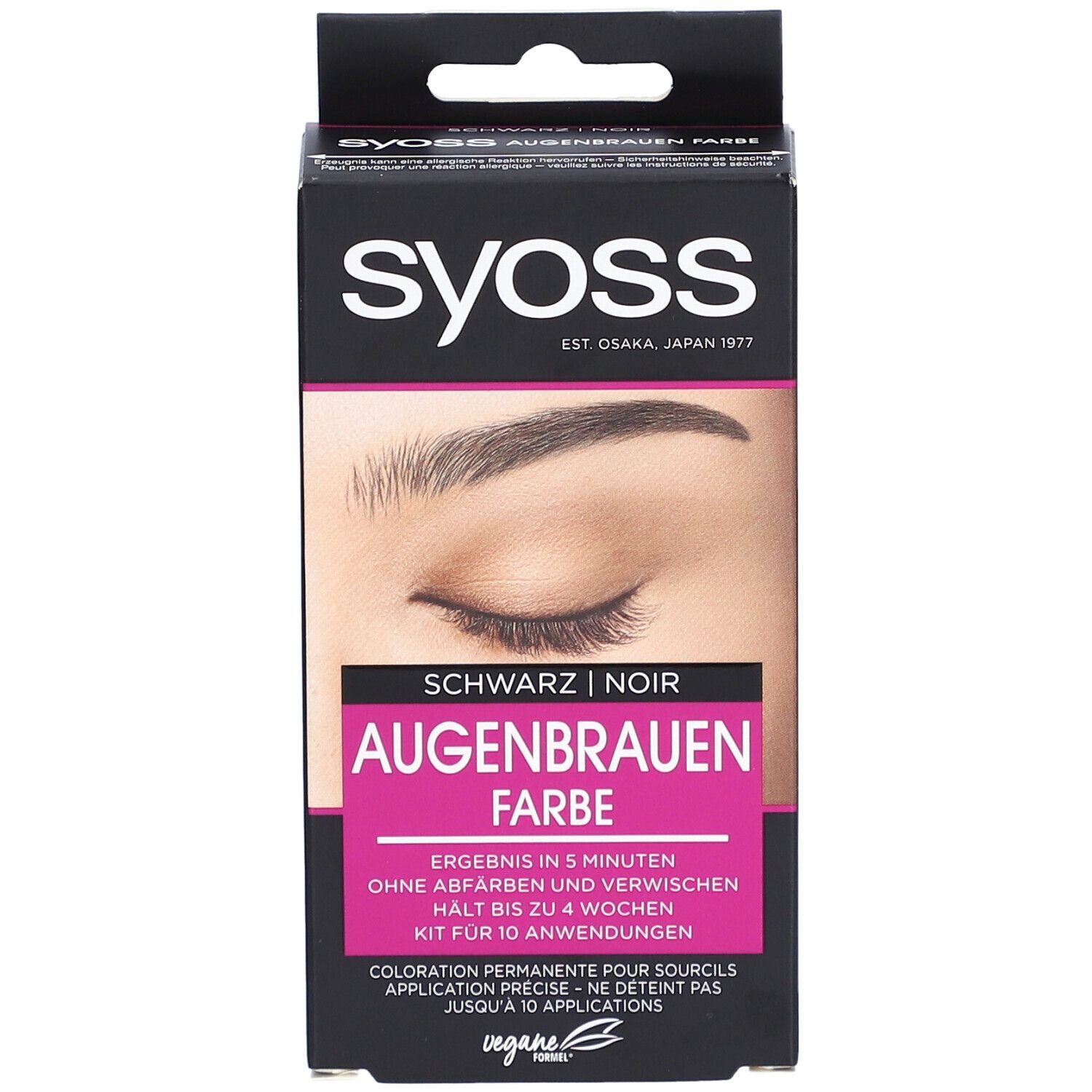 SYOSS Augenbrauen-Kit schwarz 10 ml