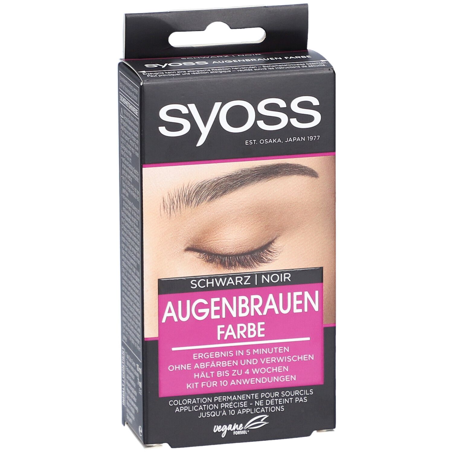 SYOSS Augenbrauen-Kit schwarz 10 ml