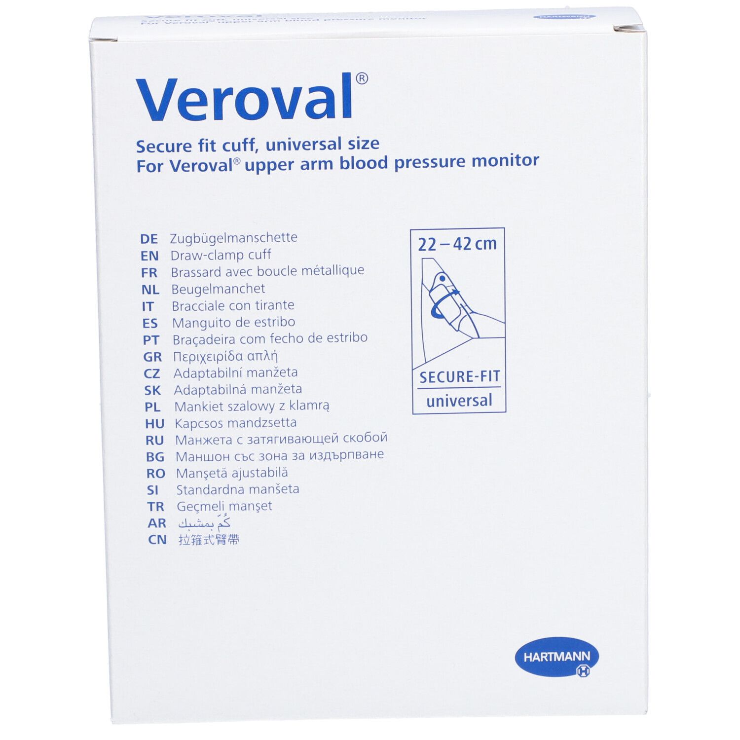 Veroval® Oberarm-Blutdruckmessgerät Manschette