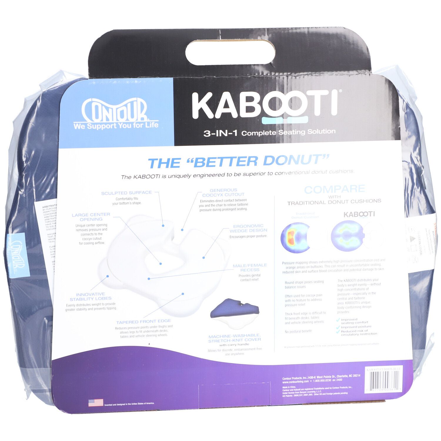 CONTOUR Kabooti® Sitzkissen 3 in 1