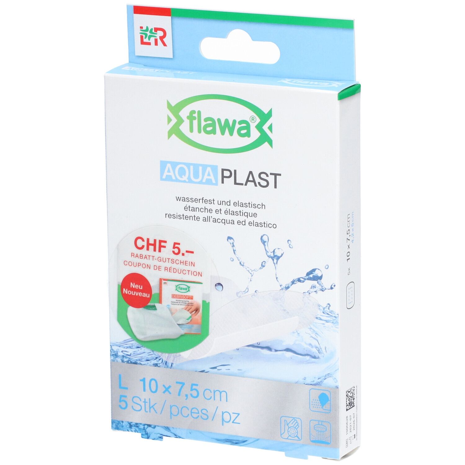 Flawa Aqua Plast 5 Stück 7.5x10cm