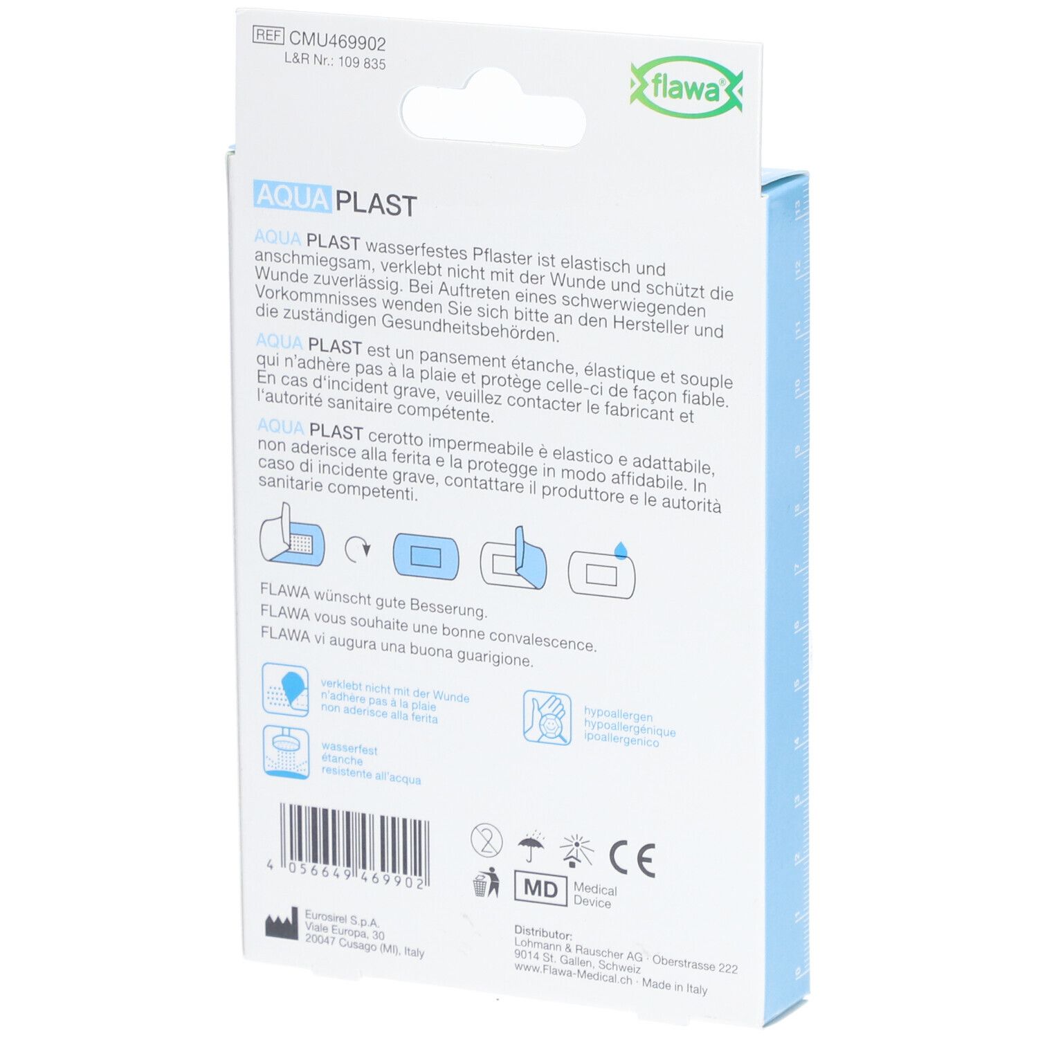 Flawa Aqua Plast 5 Stück 7.5x10cm