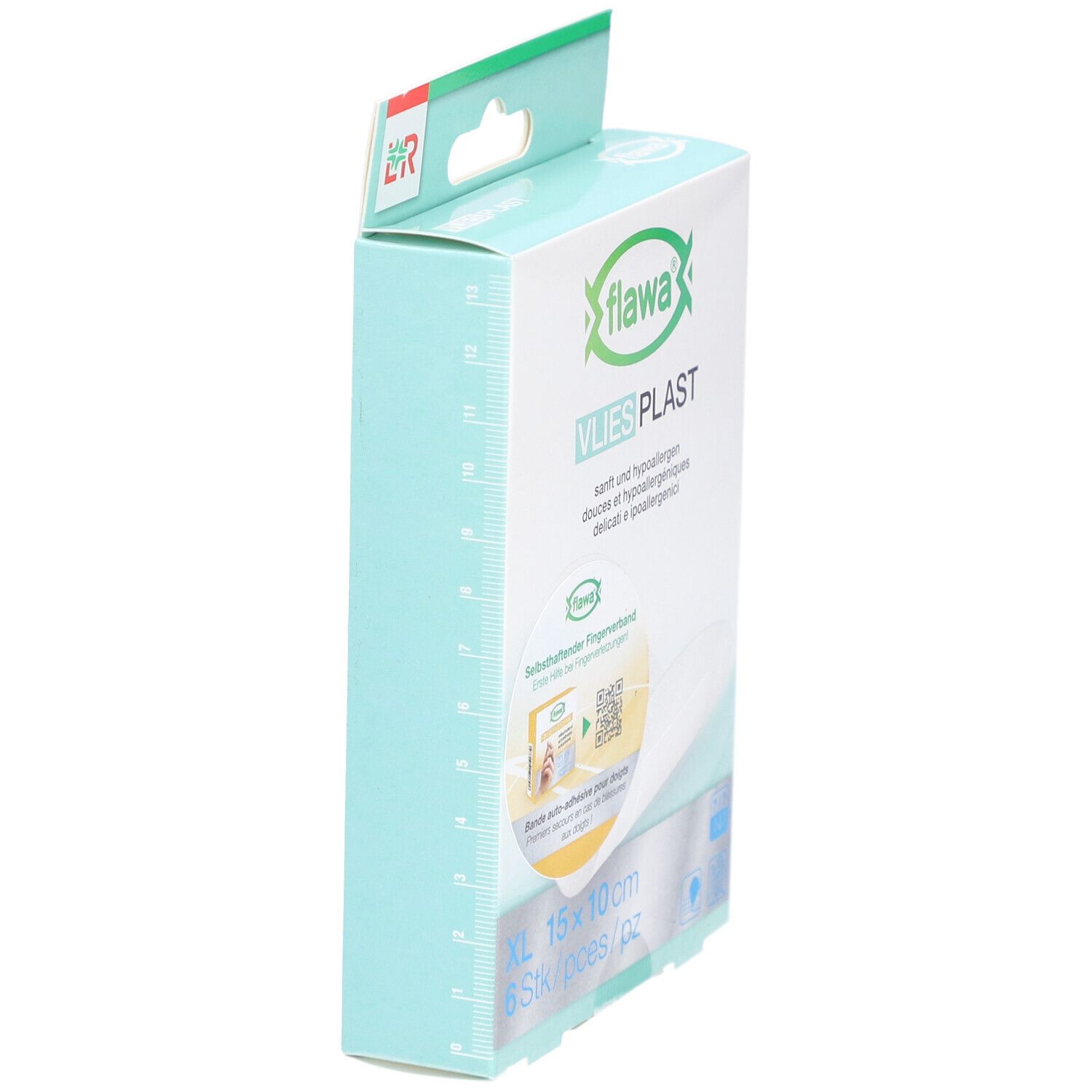 flawa® Vlies Plast Pansement doux et hypoallergéniques 10 x 15 cm