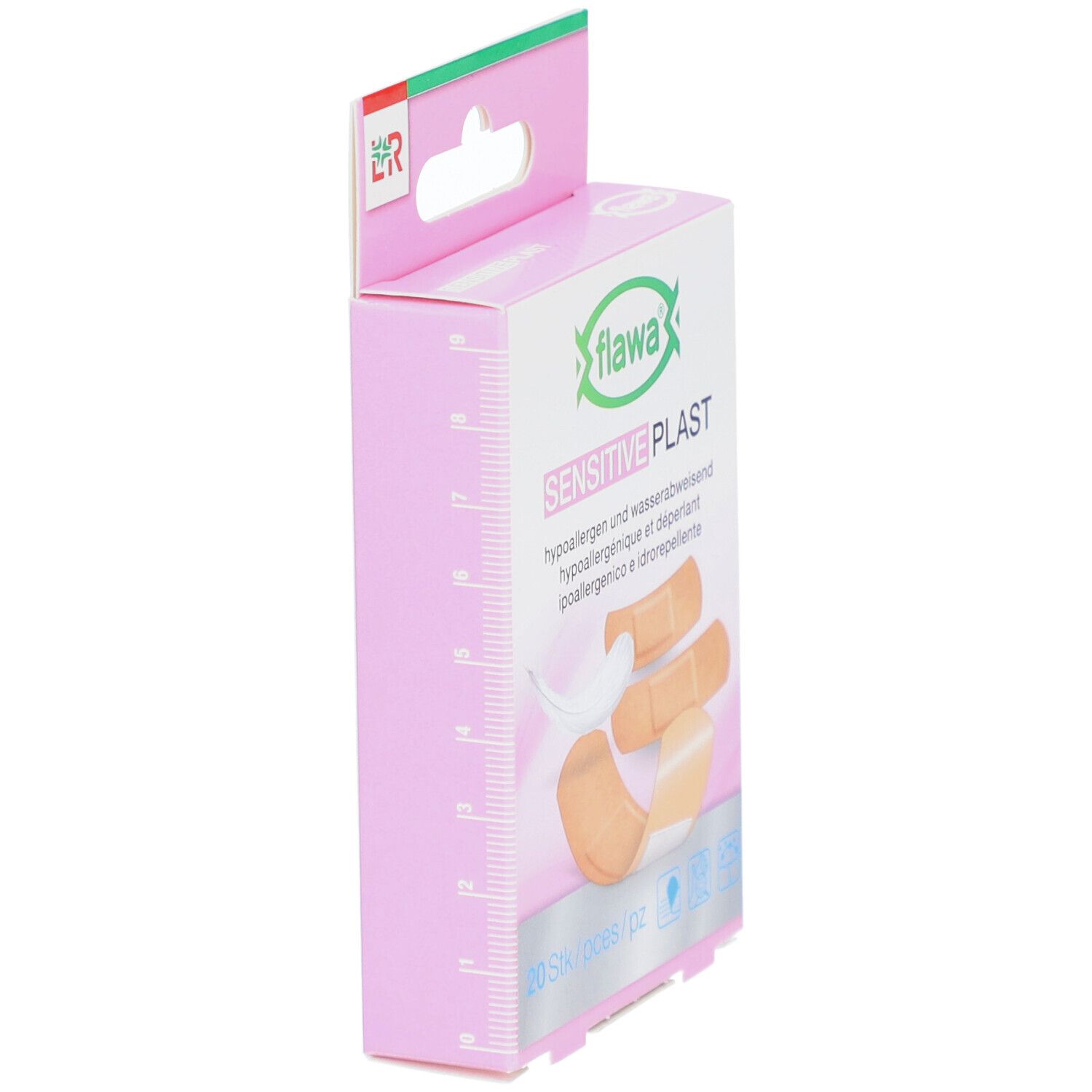 FLAWA SENSITIVE Plast Pflasterstrips 3 Gr