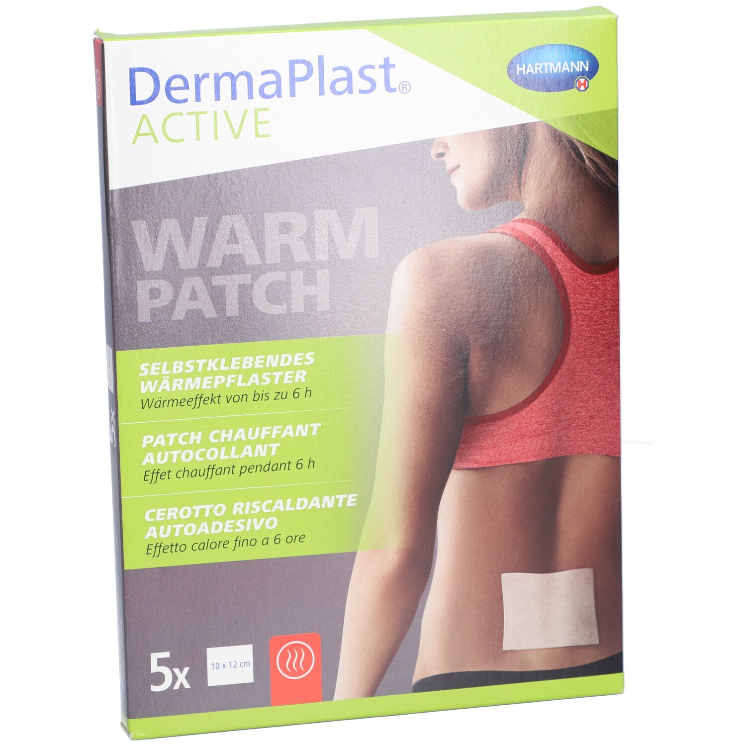 HARTMANN Dermaplast® Aktiv Wärmepflaster 10 - 12 cm