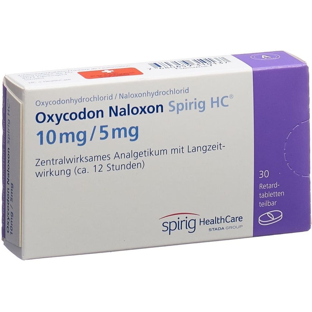 OXYCODON NALOXON Spirig HC Ret Tabl 10/5mg SDO