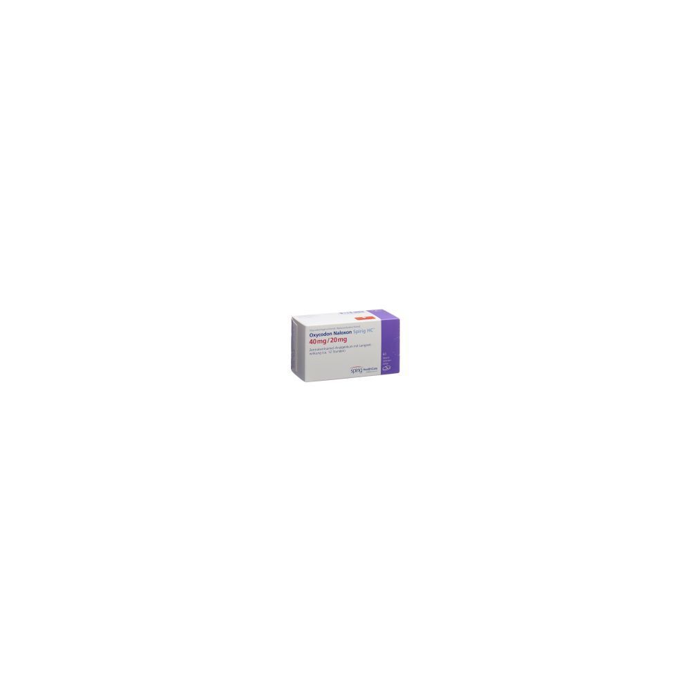 OXYCODON NALOXON Spirig HC Ret Tabl 40/20mg 60 Stk