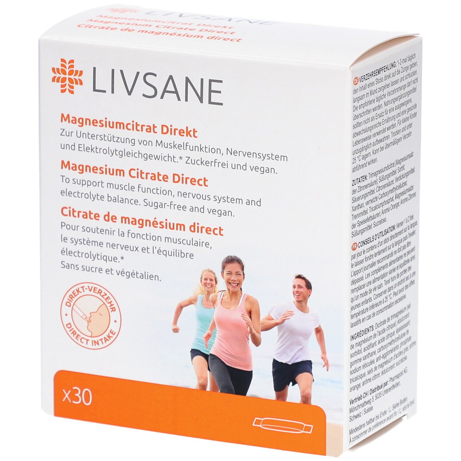 LIVSANE Magnesiumcitrat Direkt