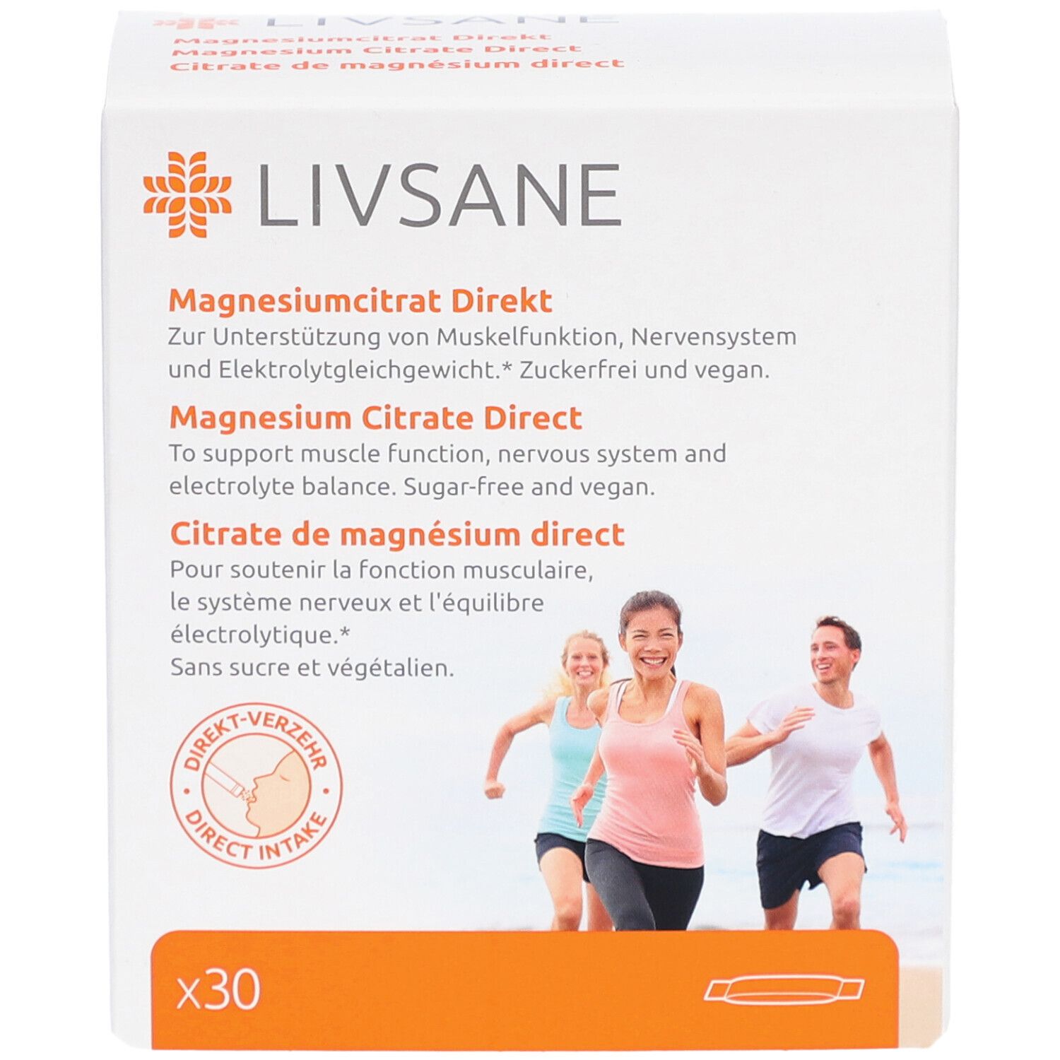 LIVSANE Magnesiumcitrat Direkt