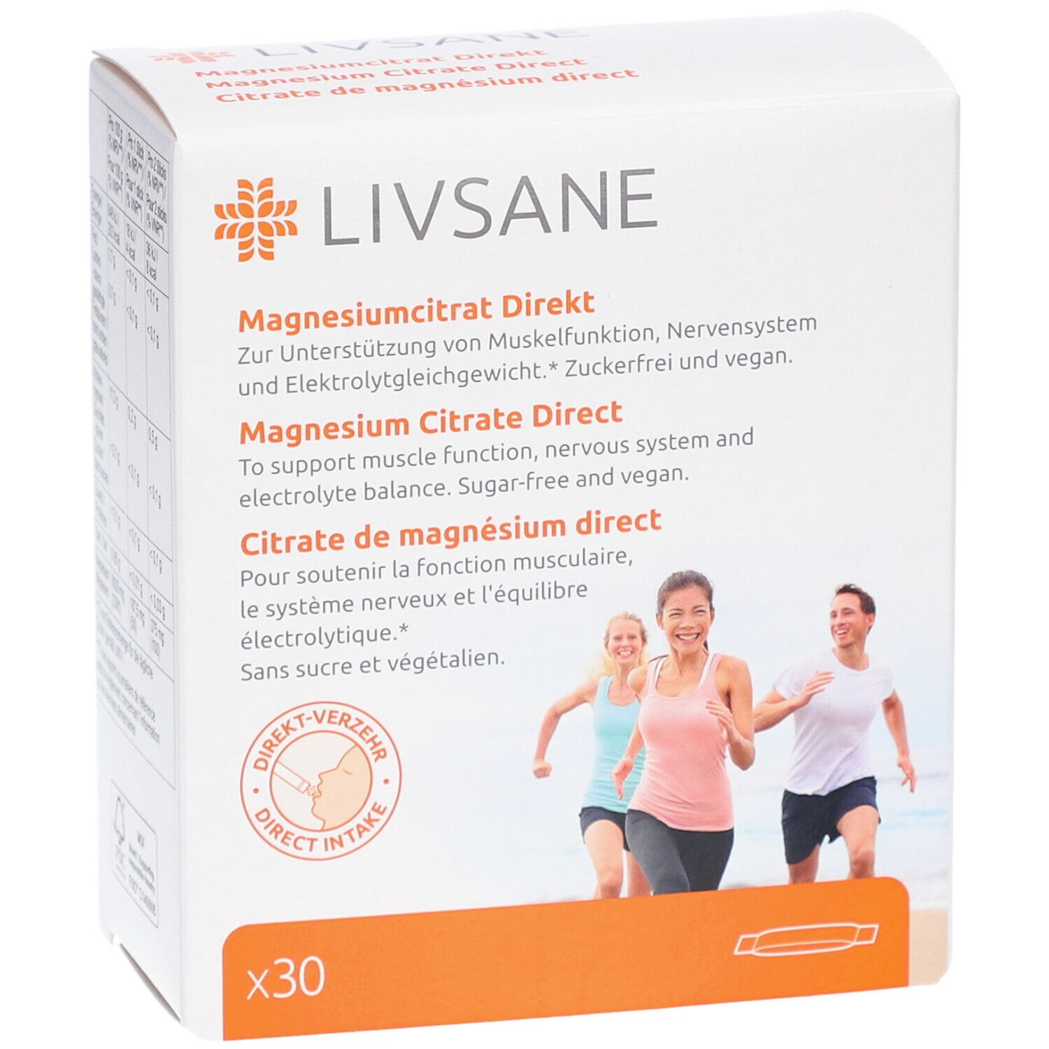 LIVSANE Magnesiumcitrat Direkt