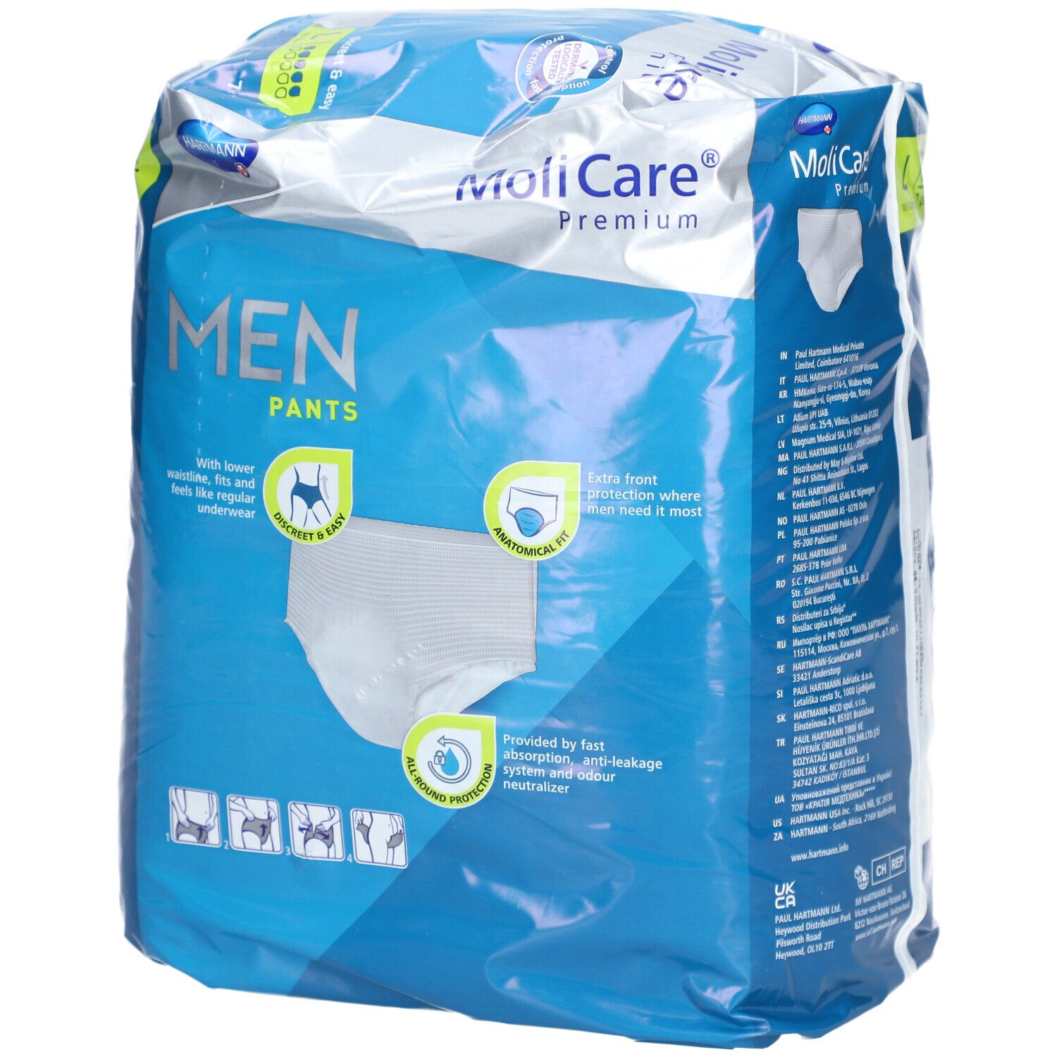 HARTMANN Molicare® Premium Men Pants - Slips absorbants pour homme - 5 gouttes