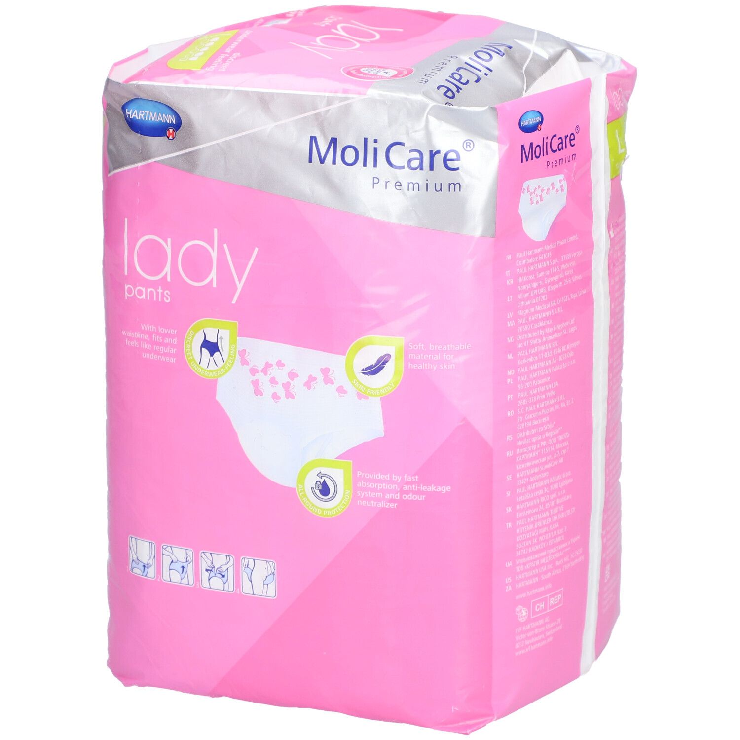 HARTMANN Molicare® Premium Lady Pants - Slip absorbants pour femme Taille L - 5 gouttes