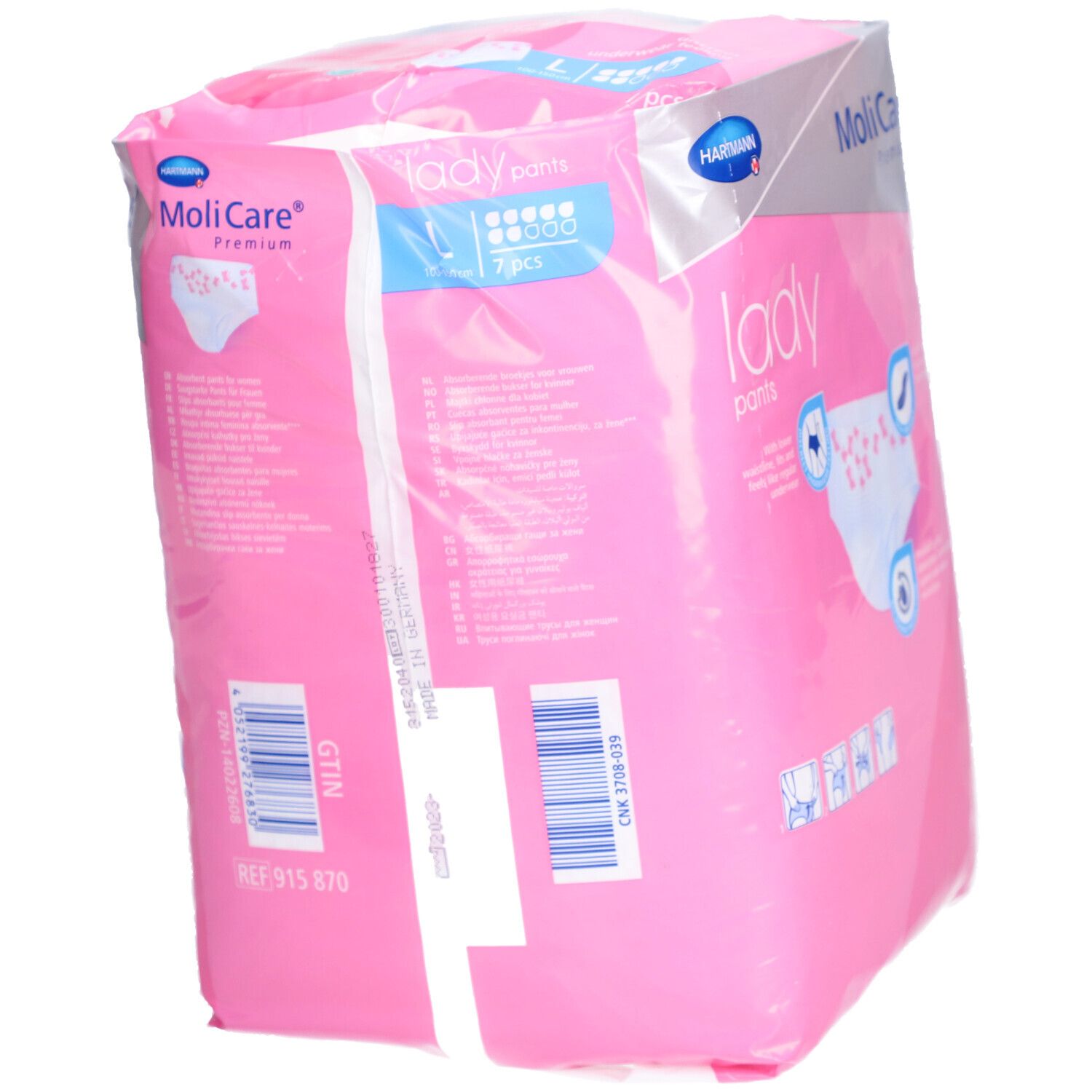MoliCare® Premium lady pants L 7 gouttes