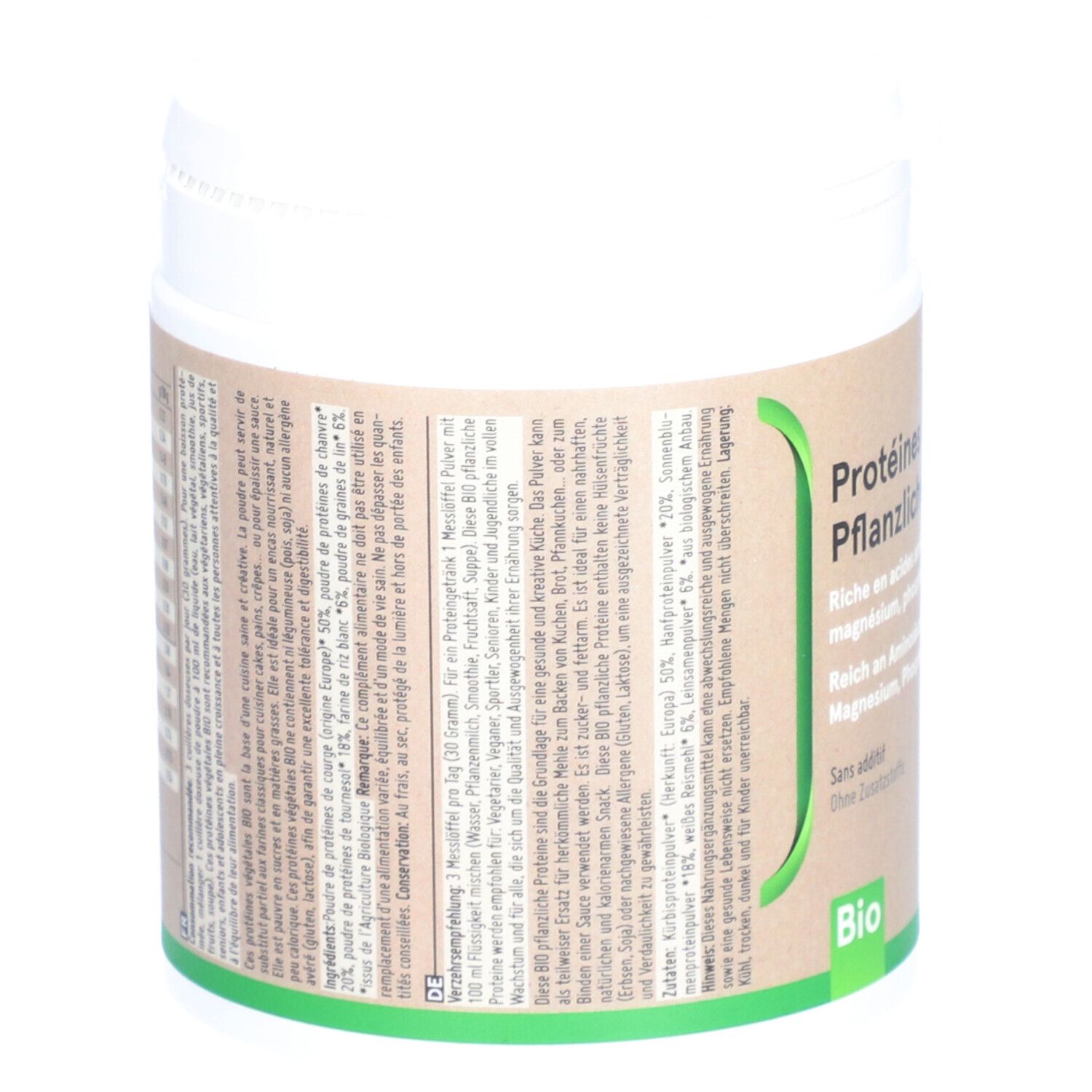 BIONATURIS Pflanzliche Proteine Plv Ds 300 g