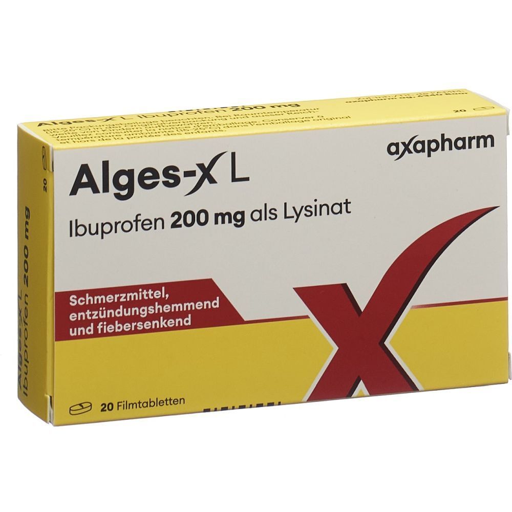 ALGES-X L Filmtabl 200 mg 20 Stk - Redcare Apotheke