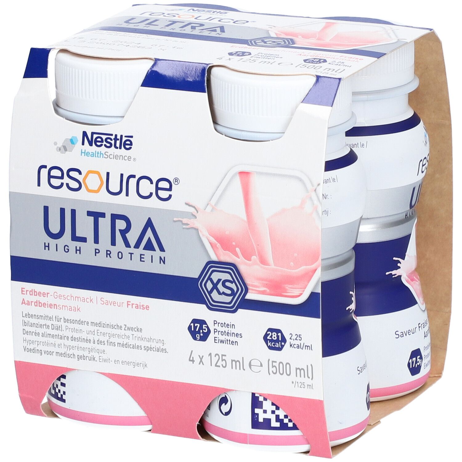 NESTLE RESOURCE® Ultra High Protein XS Erdbeere