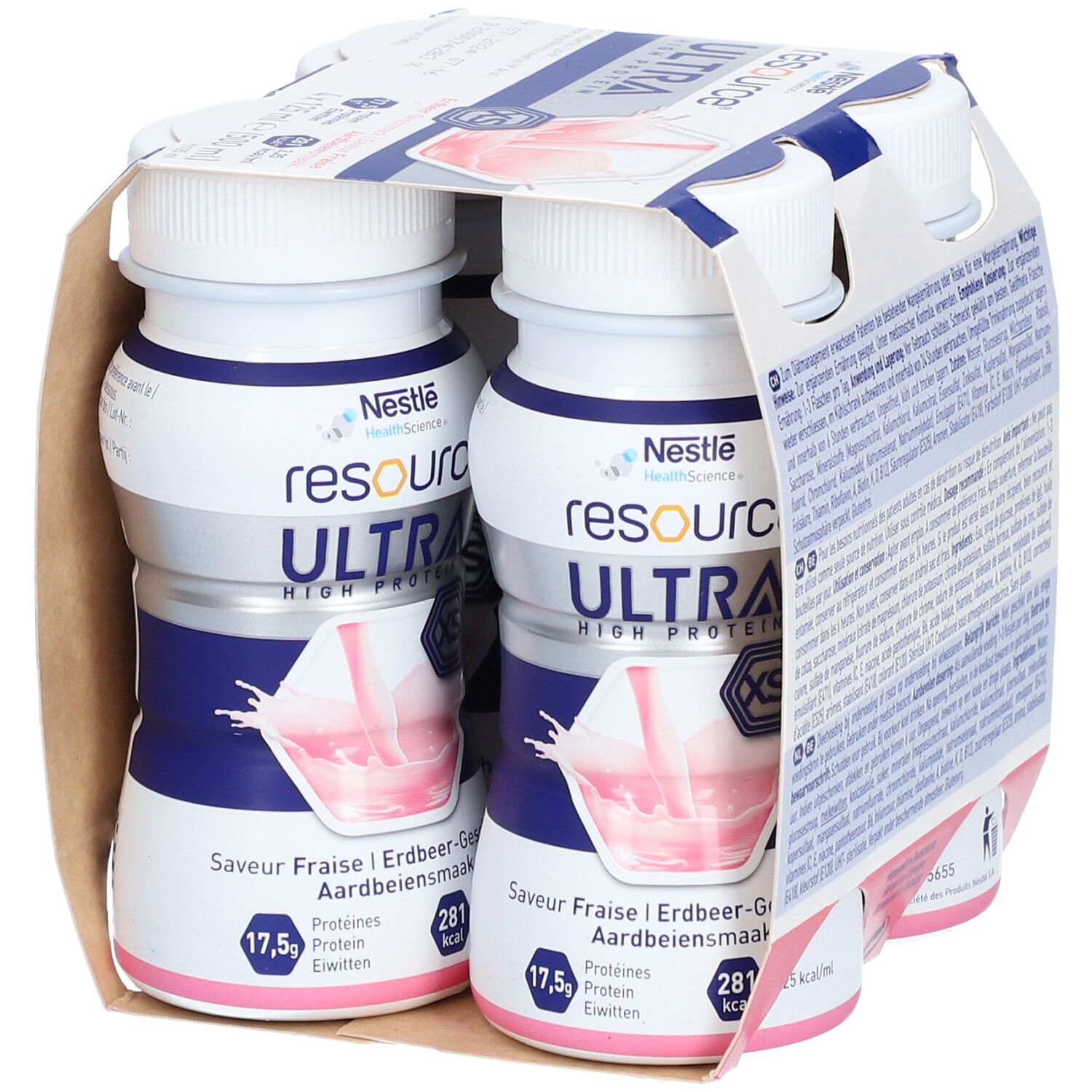 NESTLE RESOURCE® Ultra High Protein XS Erdbeere