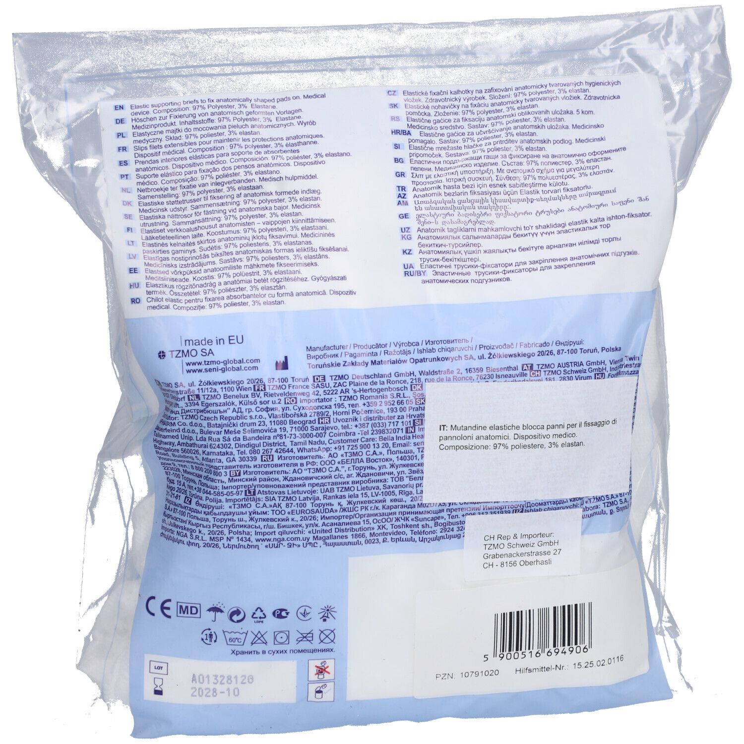 SENI Fix Comfort Fixierhosen M