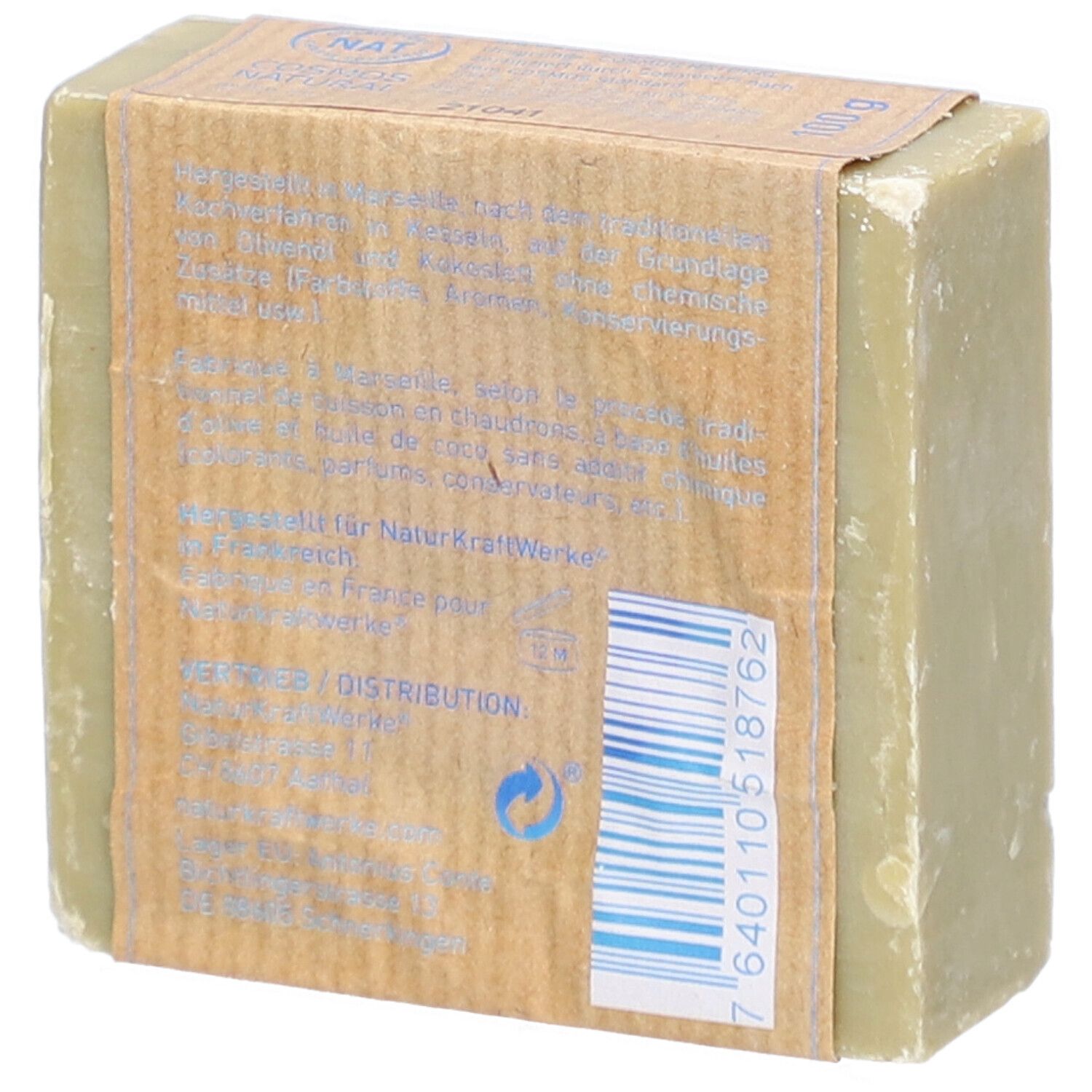 NATURKRAFTWERKE Savon de Marseille - Olive
