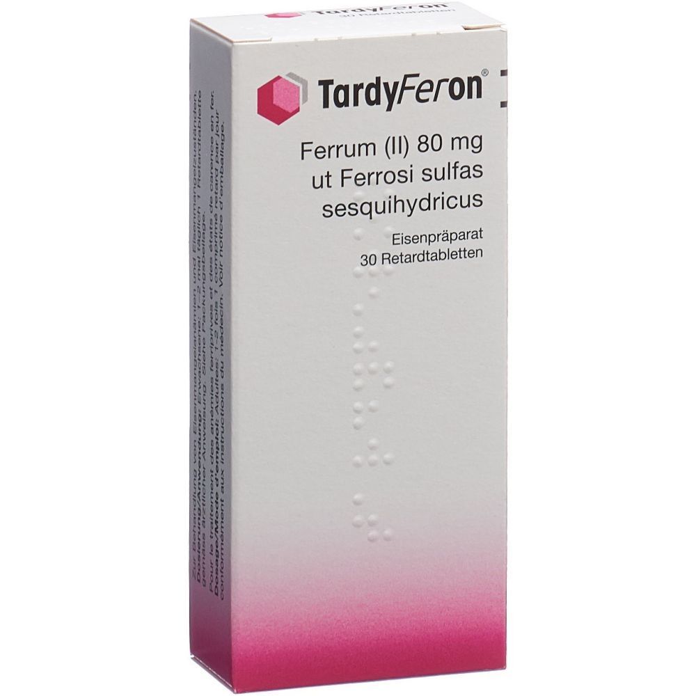 TARDYFERON Ret Tabl 80 mg 30 Stk