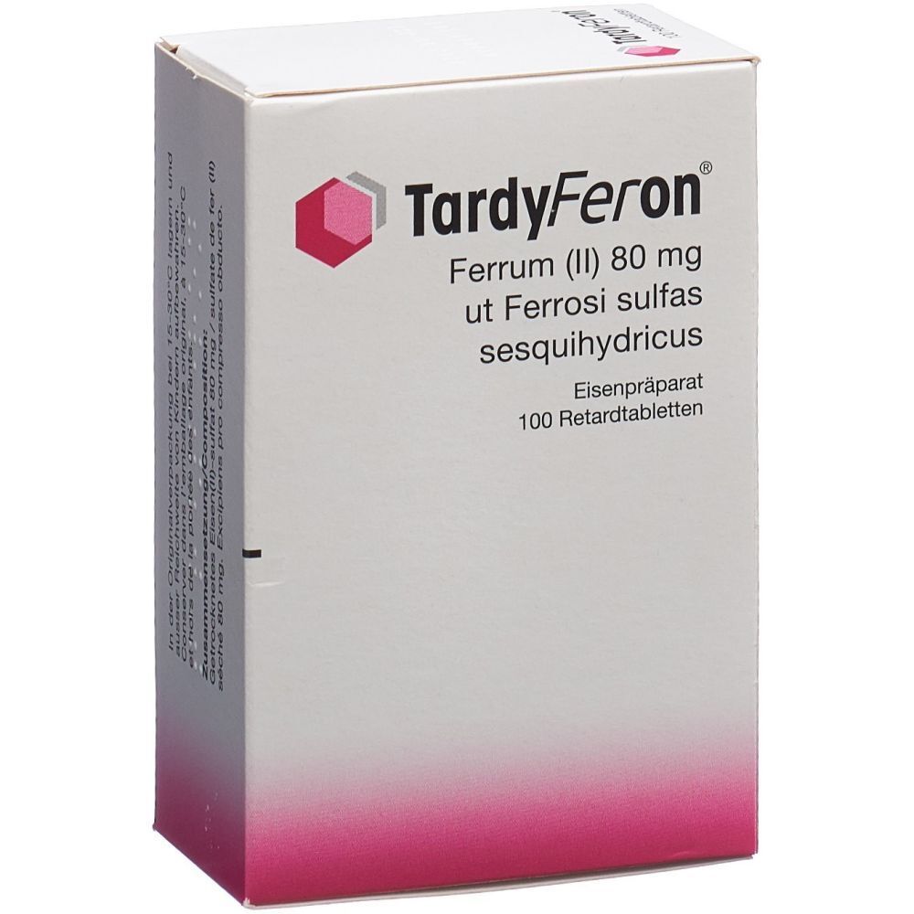 TARDYFERON Ret Tabl 80 mg 100 Stk