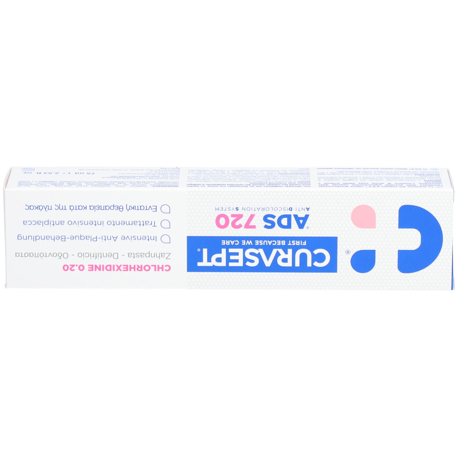 CURASEPT ADS 720 Zahnpasta 0,20% Chlorhexidin