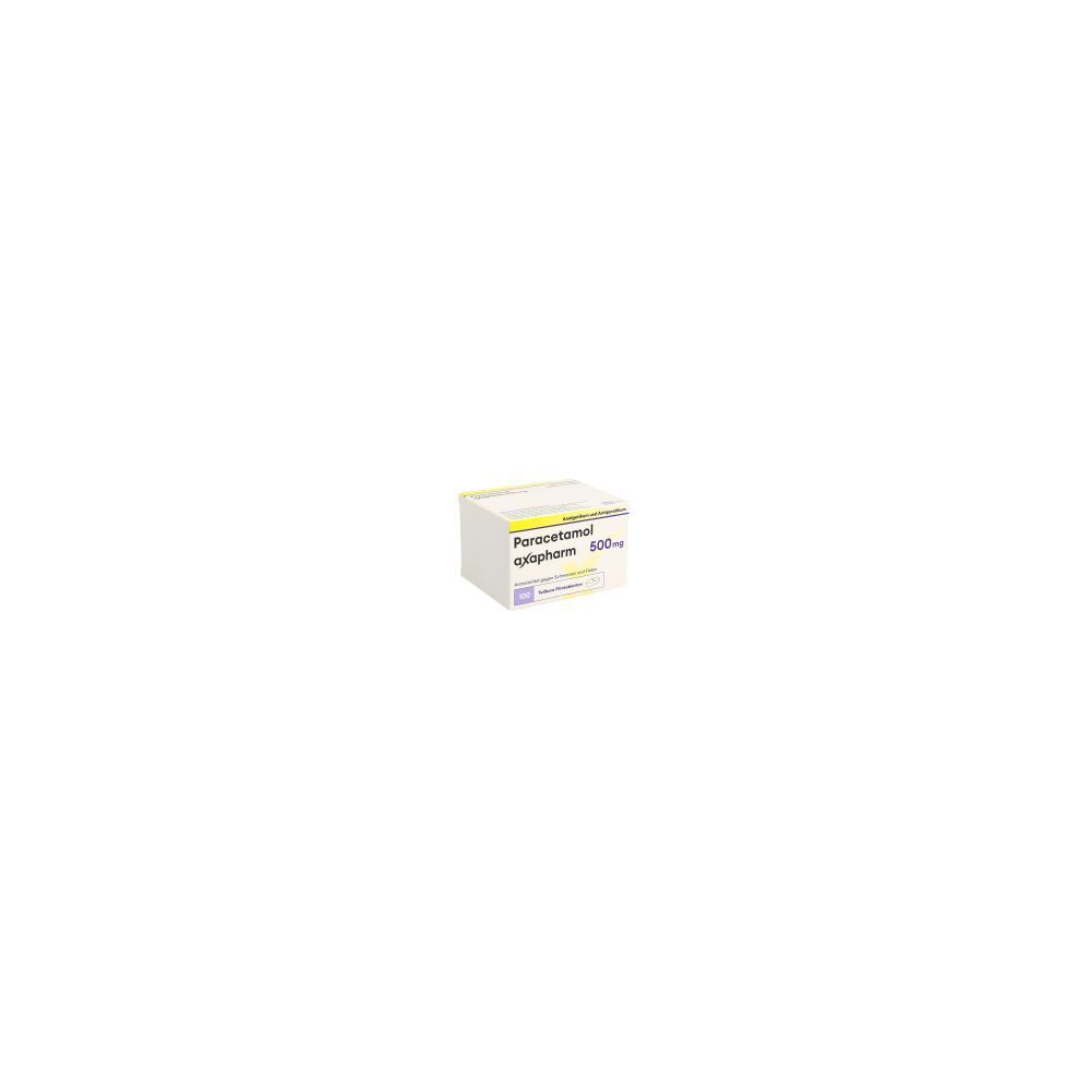 PARACETAMOL Axapharm Filmtabl 500 mg 100 Stk