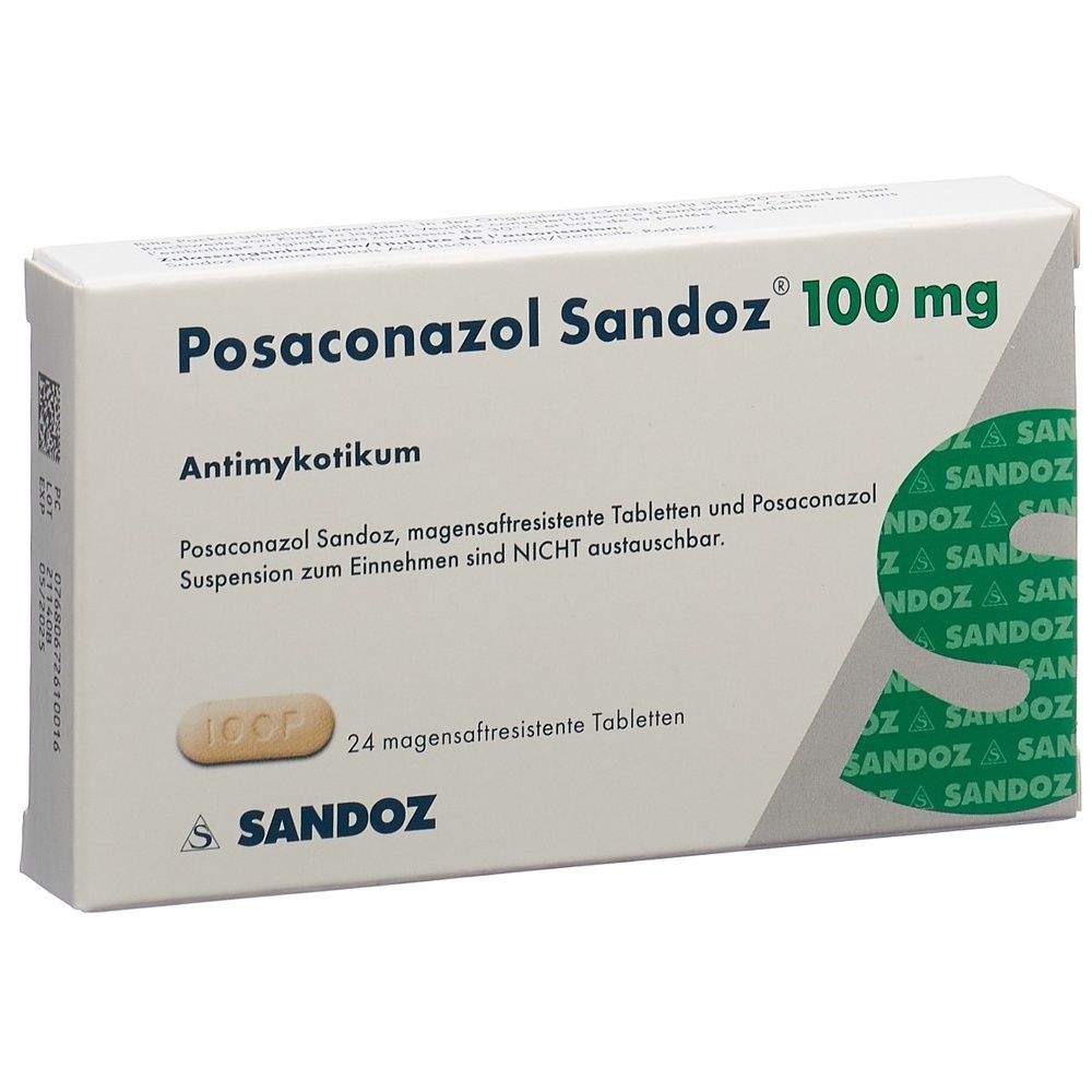 POSACONAZOL Sandoz Tabl 100 mg SDO
