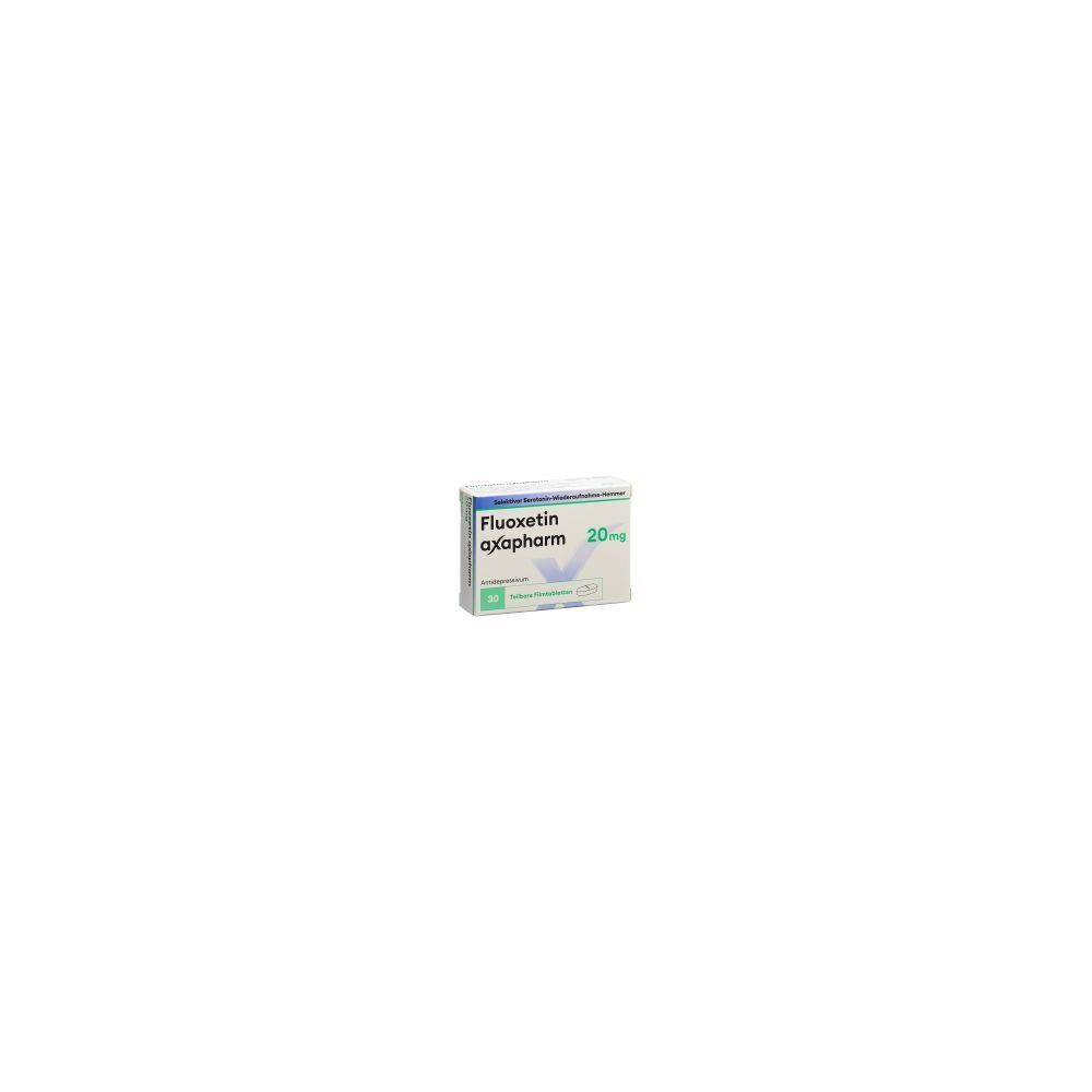 FLUOXETIN Axapharm Filmtabl 20 mg 30 Stk