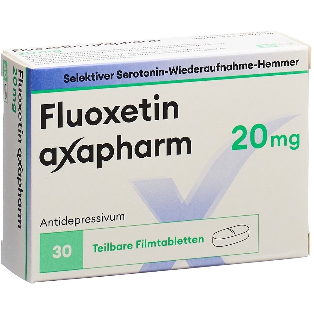 FLUOXETIN Axapharm Filmtabl 20 mg SDO