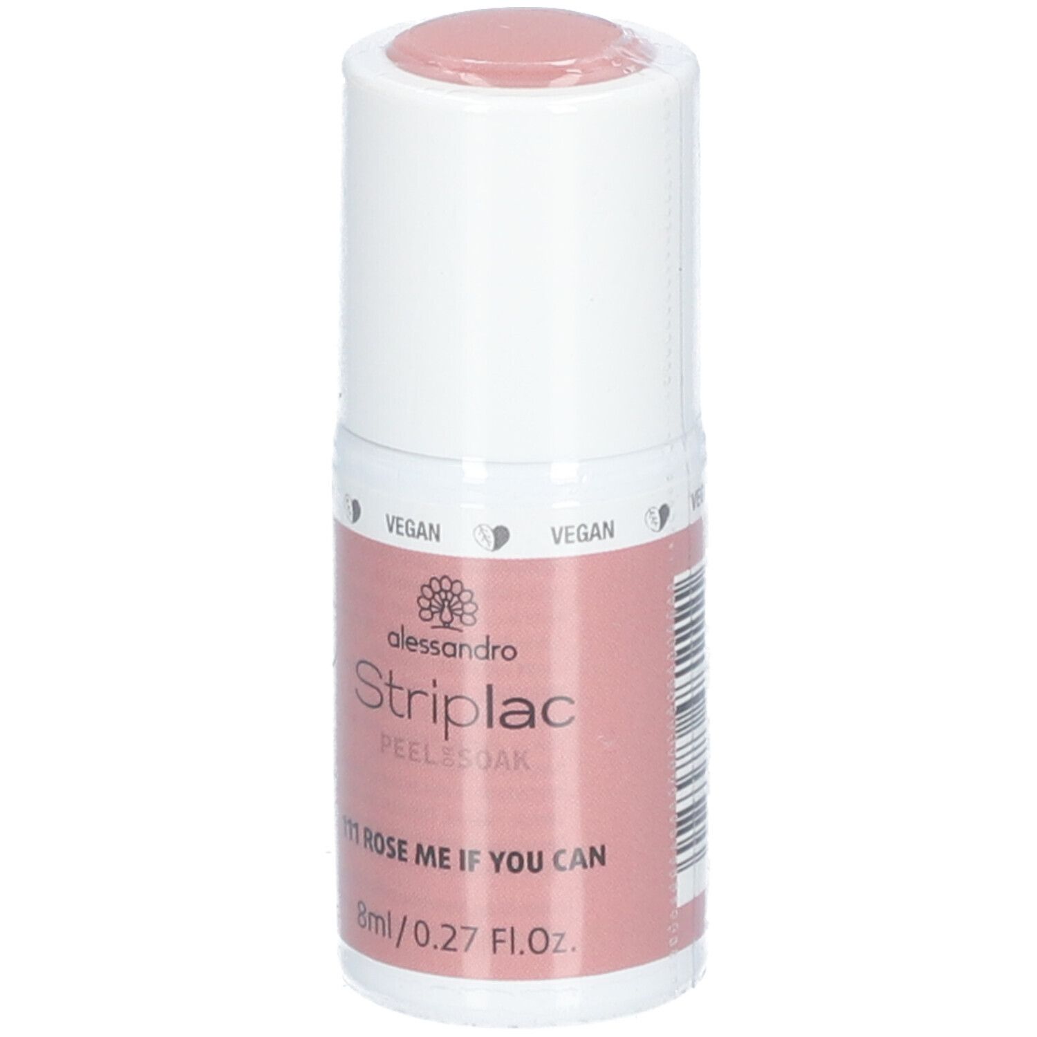 Alessandro International StripLac Peel or Soak 8 ml - 111 rose me if you can