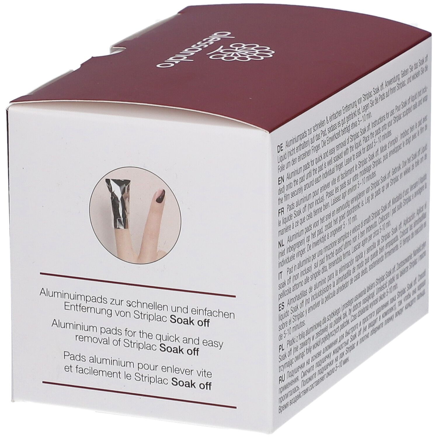 ALESSANDRO Striplac Pads Soak Off remover