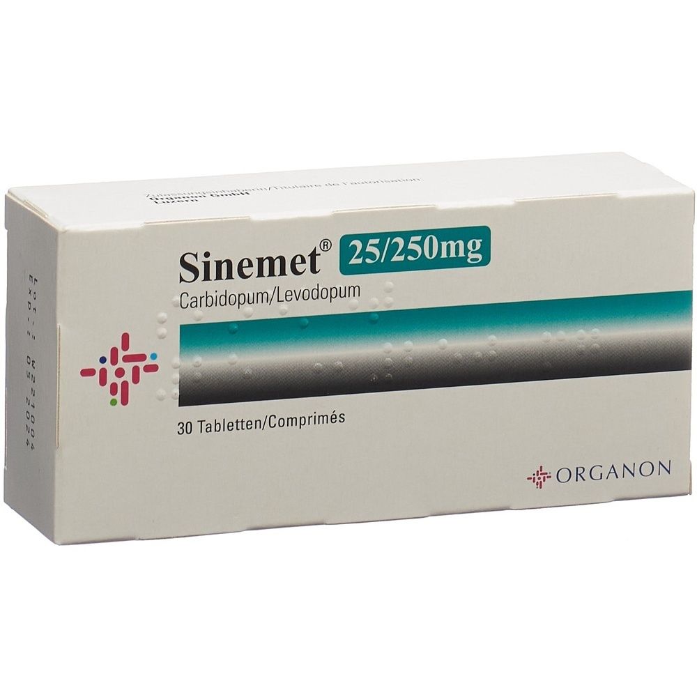 SINEMET Tabl 25mg/250mg SDO
