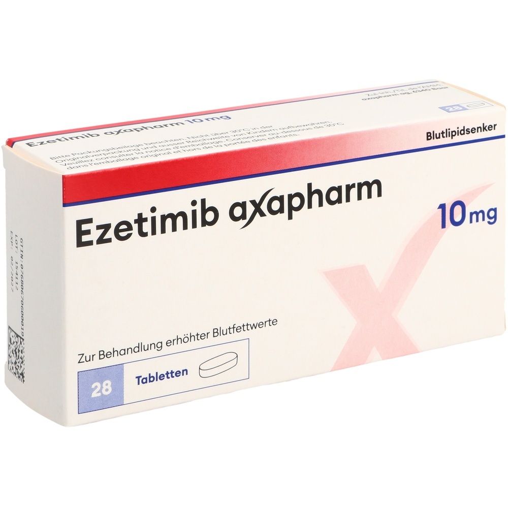 EZETIMIB Axapharm Tabl 10 mg SDO