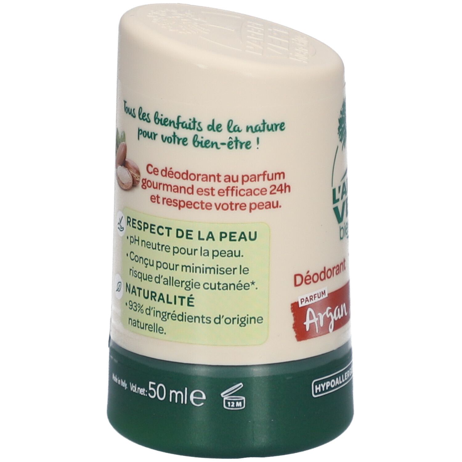 L'ARBRE VERT Déodorant écologique Argan